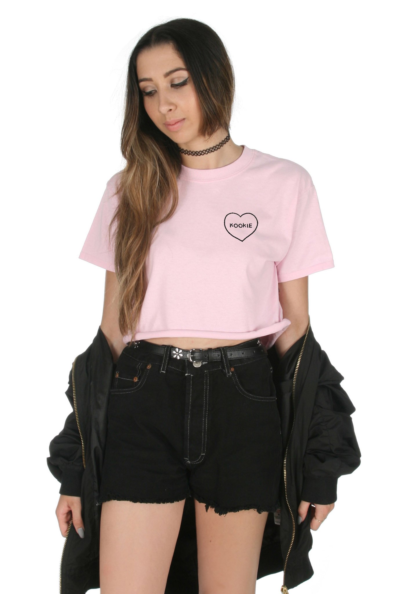 Sanfran - Kookie Kpop Jungkook Jungshook Fangirl Crop Top Shirt