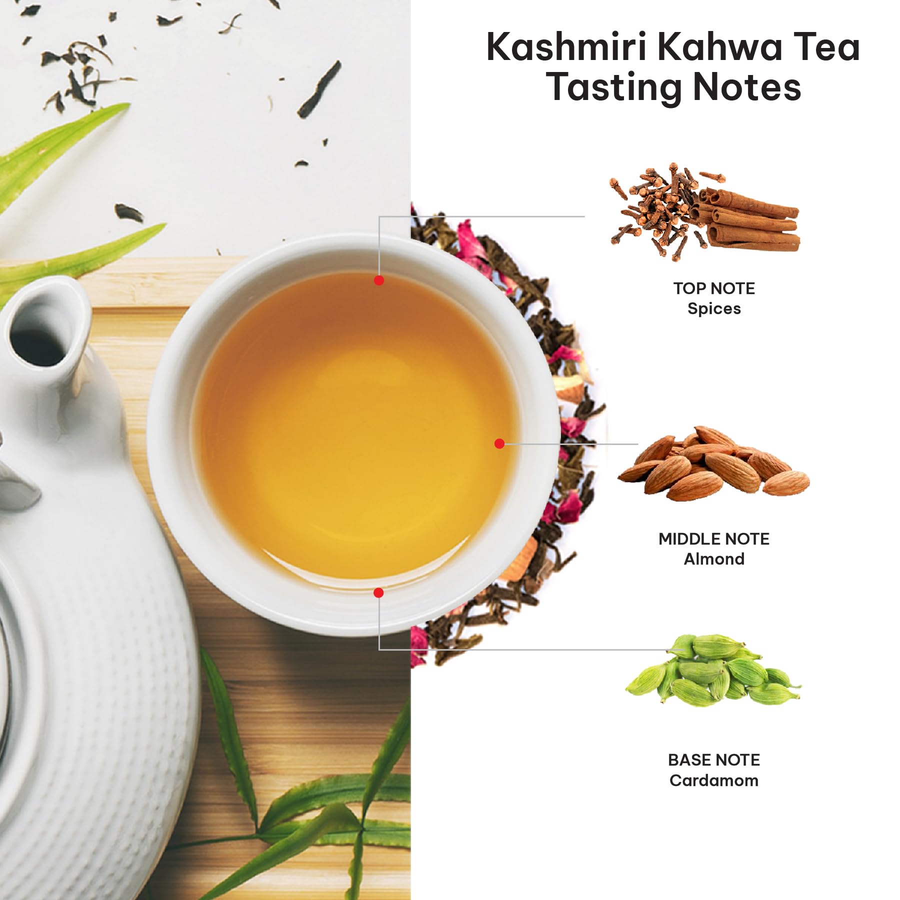 Tearaja Kashmiri Kahwa Green Tea, 100g product image 4