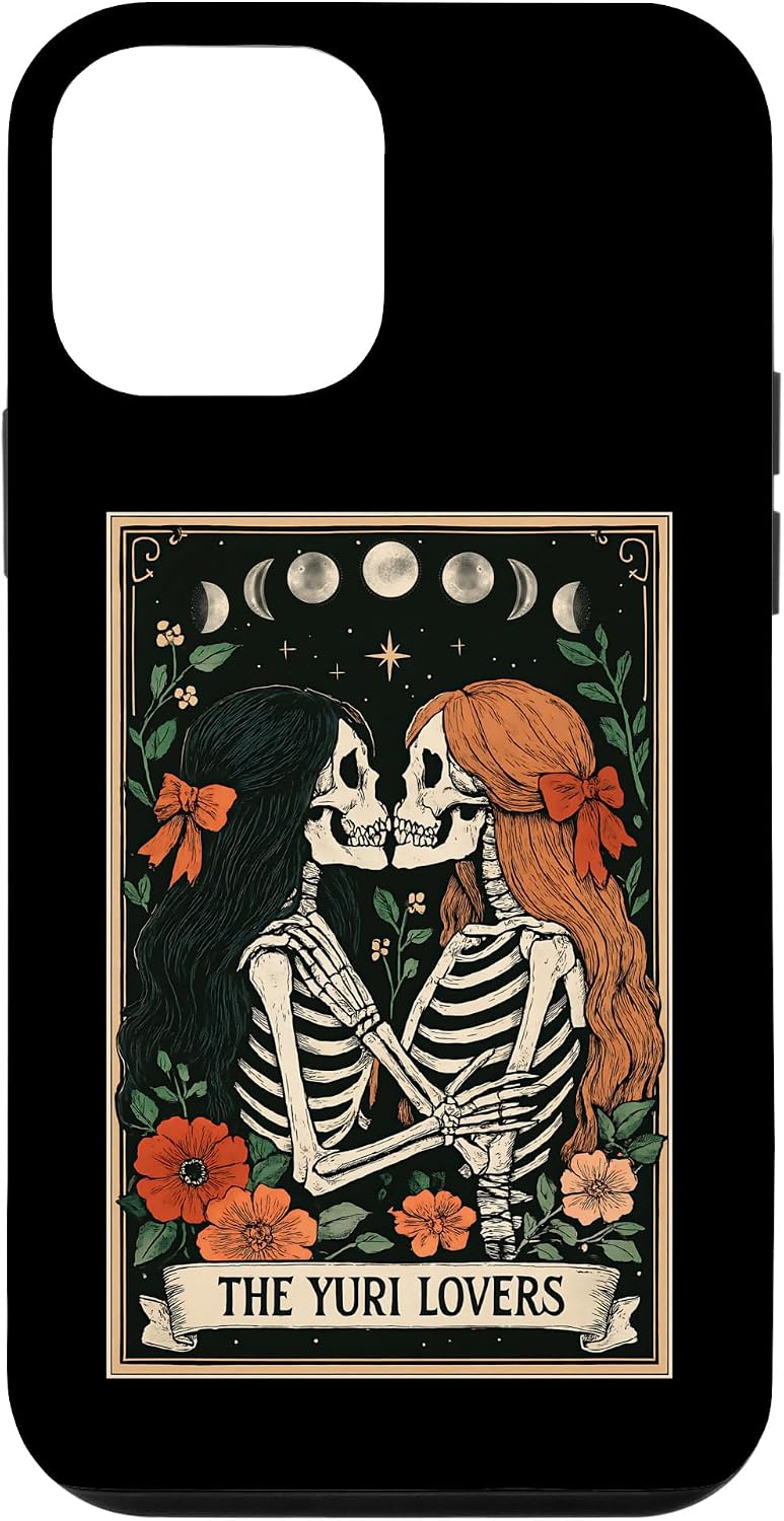 The Yuri Lovers Anime Manga Japanese Tarot Card Skeleton Case for iPhone 12 mini