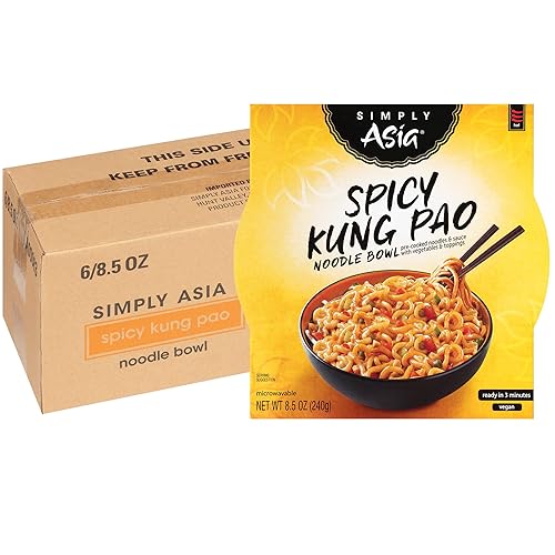 Vista 10 de Simply Asia Cuenco de fideos Kung Pao picante, 8.5 onzas