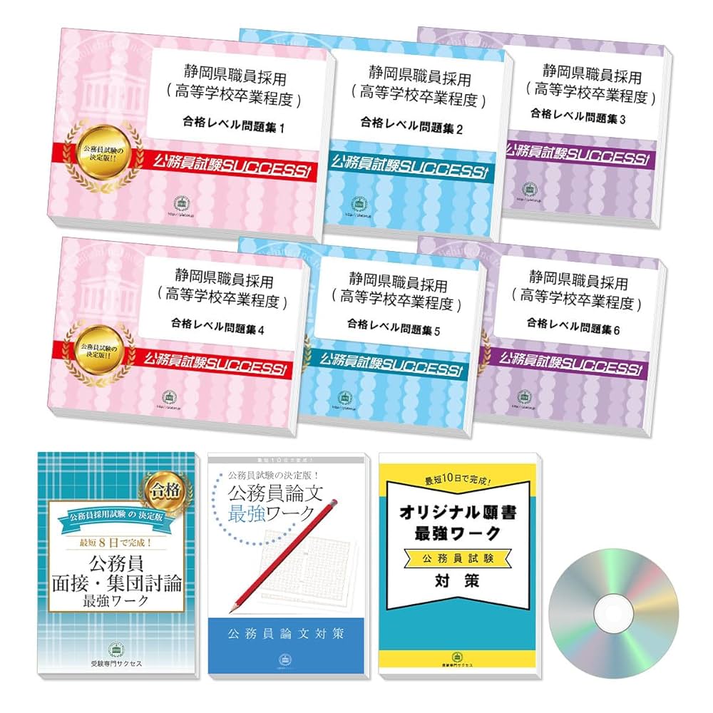 2026 静岡県職員採用(高等学校卒業程度) 公務員 教養試験 問題集