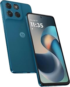 Motorola Moto G57 (256GB, 8GB RAM) 6.72" FHD+ 120Hz Display | Snapdragon 6s Gen 4 | 50MP | Unlocked | International Version (XT2537-2) - Pantone Corsair