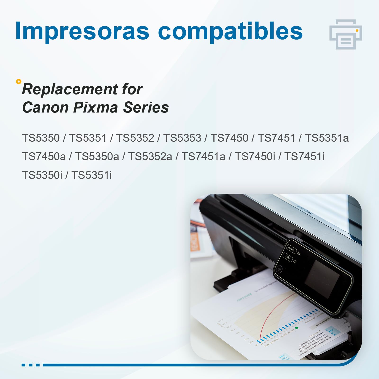 CARTRIGO 560 561 Cartuchos compatibles con Canon 560 561, compatibles con Cartuchos Canon TS5350A, para TS7450 TS7450a TS5351 TS5352 TS7450 TS7451i TS5353 (Negro y Color, Paquete de 2)