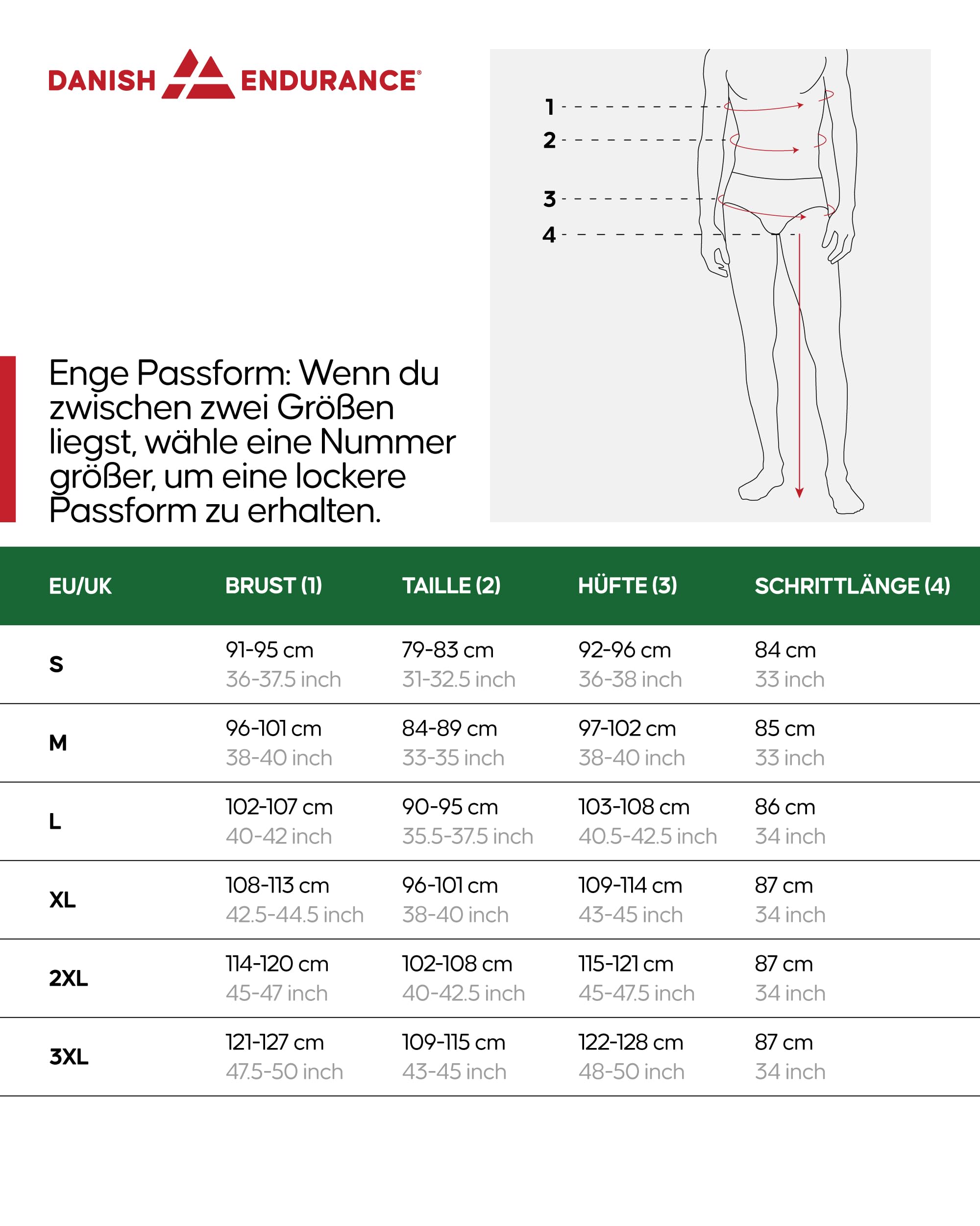 DANISH ENDURANCE Merino Thermounterwäsche Herren, Premium Skiunterwäsche, Funktionsunterwäsche Set, Warm & Atmungsaktiv, Merino Unterwäsche Herren