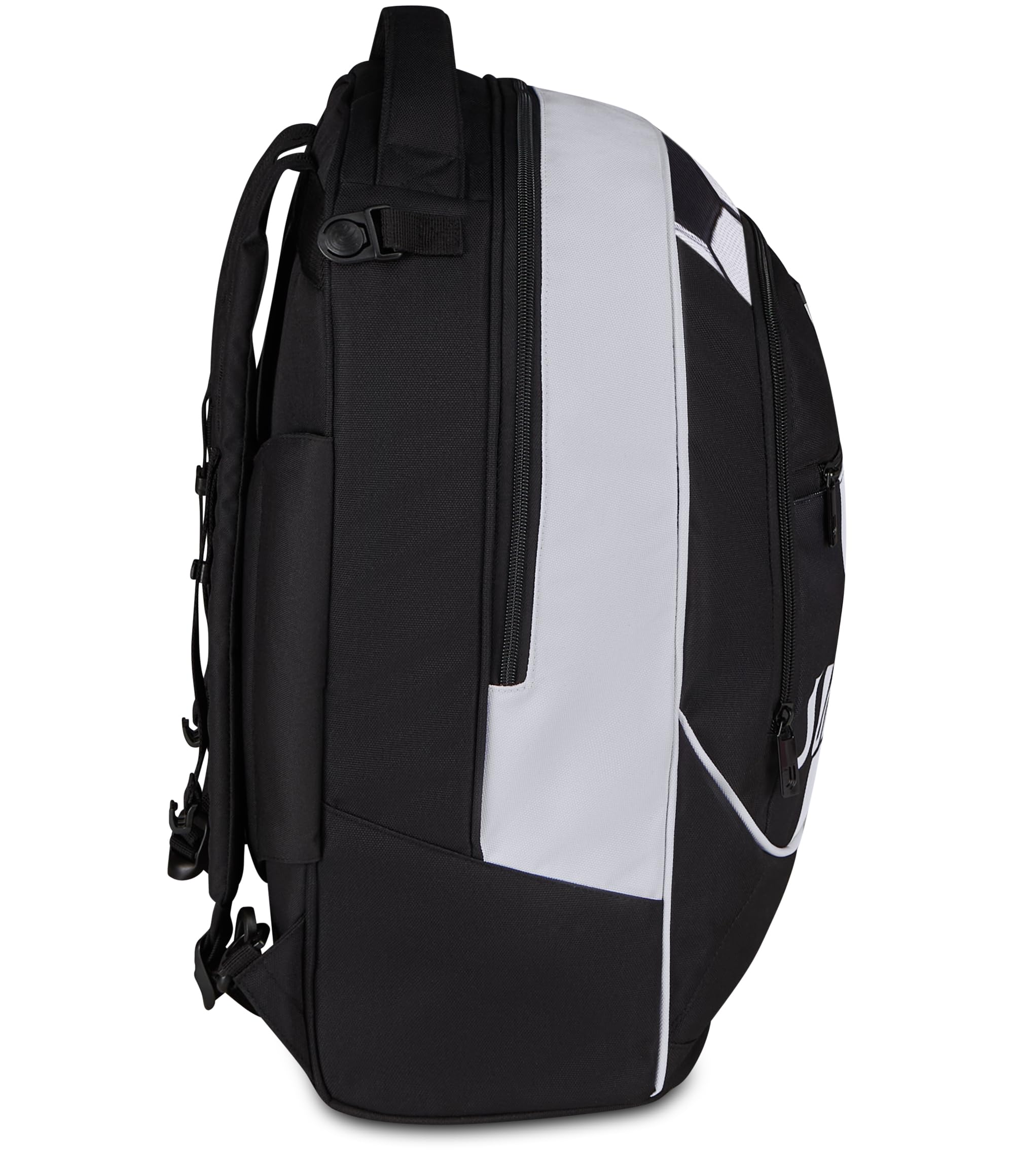 Seven Trolley Scuola Jack 3 Ruote Juventus, Nero, 33L, Scomponibile, Cross-over System, 3 in 1, Uso Zaino, Tasca frontale, Scuola elementare e media, Bambino, Ragazzo, Calcio, Prodotto ufficiale
