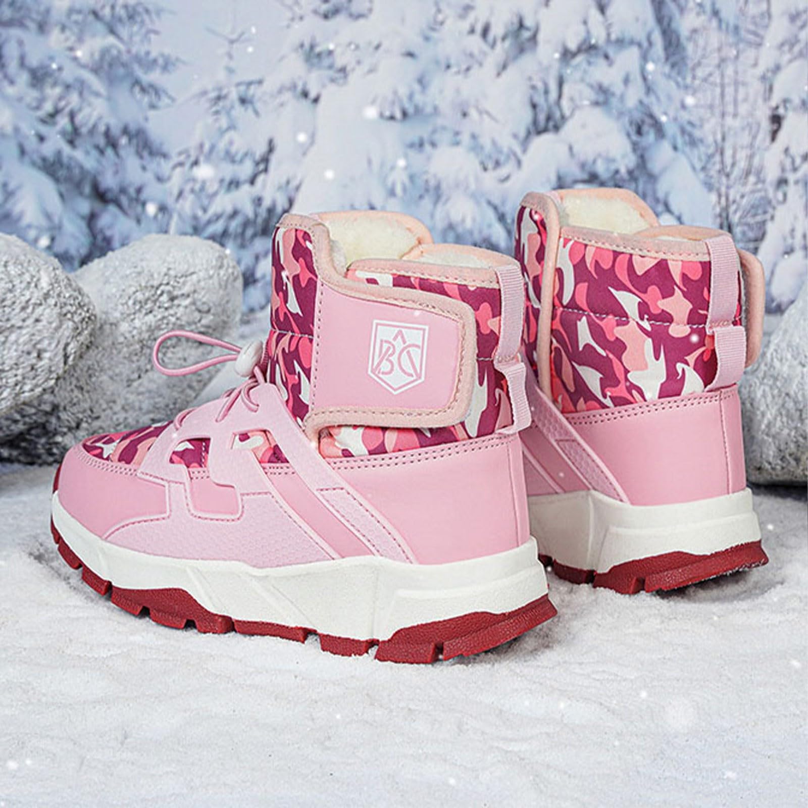 OBiQuzz Stivali da neve per bambini da 5 mesi con stivali da neve in cotone