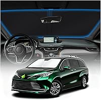 Vista 101 de KUST - Parasol para parabrisas para Chevy Equinox 2010–2017, accesorios para ventanas, funda solar plegable, bloquea los rayos UV, mantiene el coche