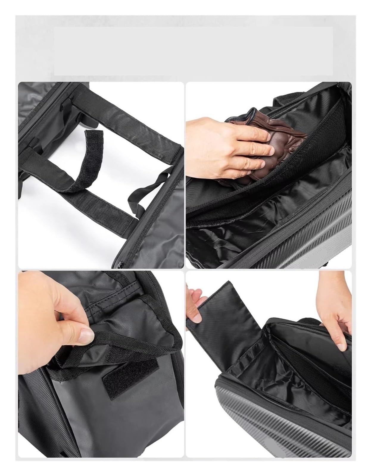 Moto Paraurti Borsa per MSX125 per Grom Sport Eva Moto Borse Laterali Impermeabili Borsa Laterale per Bagagli