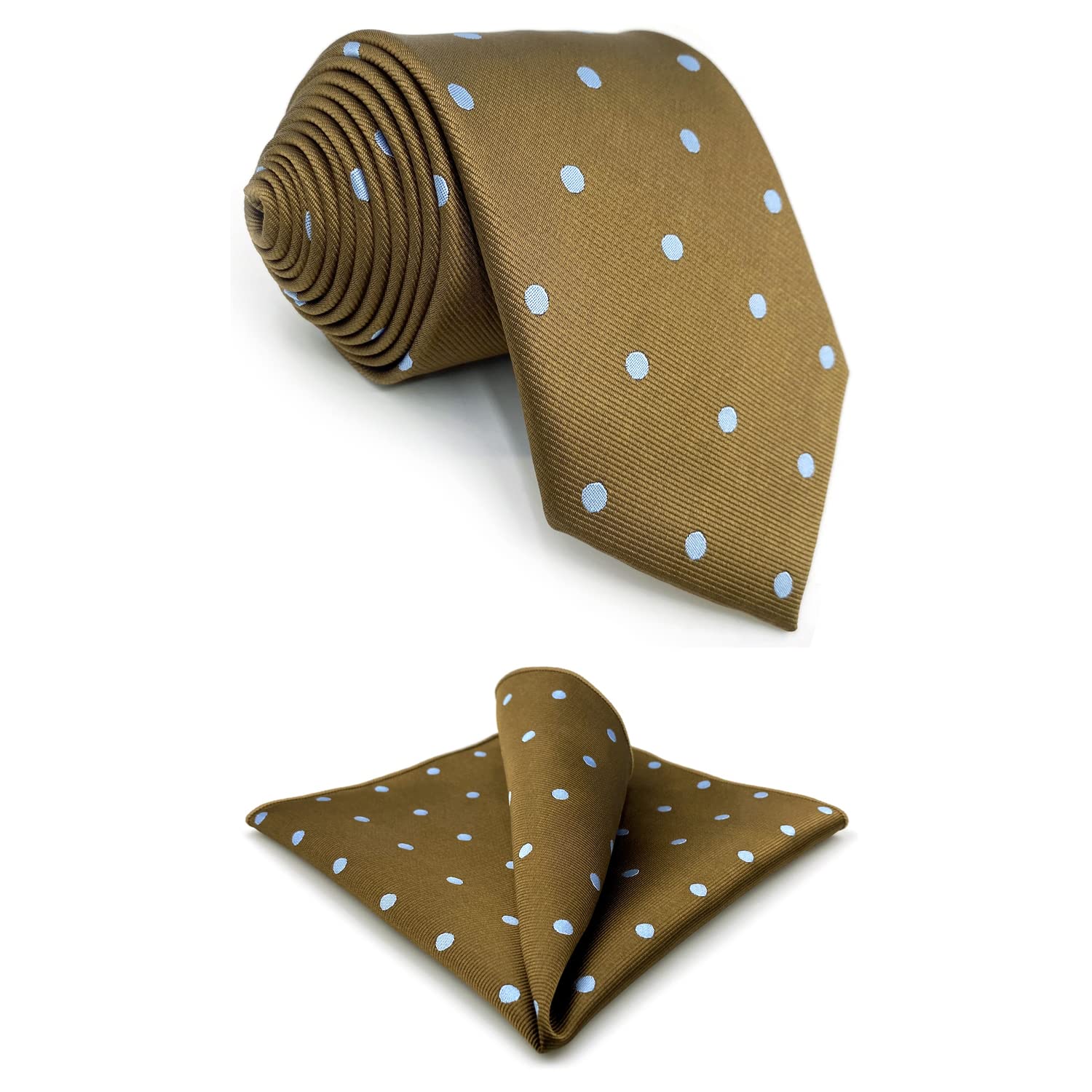 Necktie Set for Men with Pocket Square Extra Long 63" XL Assorted