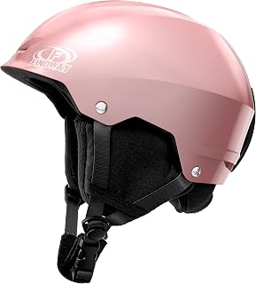 Findway Ski Helmet, Snow Helmet with Earmuffs for Adult Men Women Youth Snowboard Helmet with Adjustable Vents Compatible with Goggles Outdoor Snow Sports for Snowboarding Skiing Snowmobile S/M/L