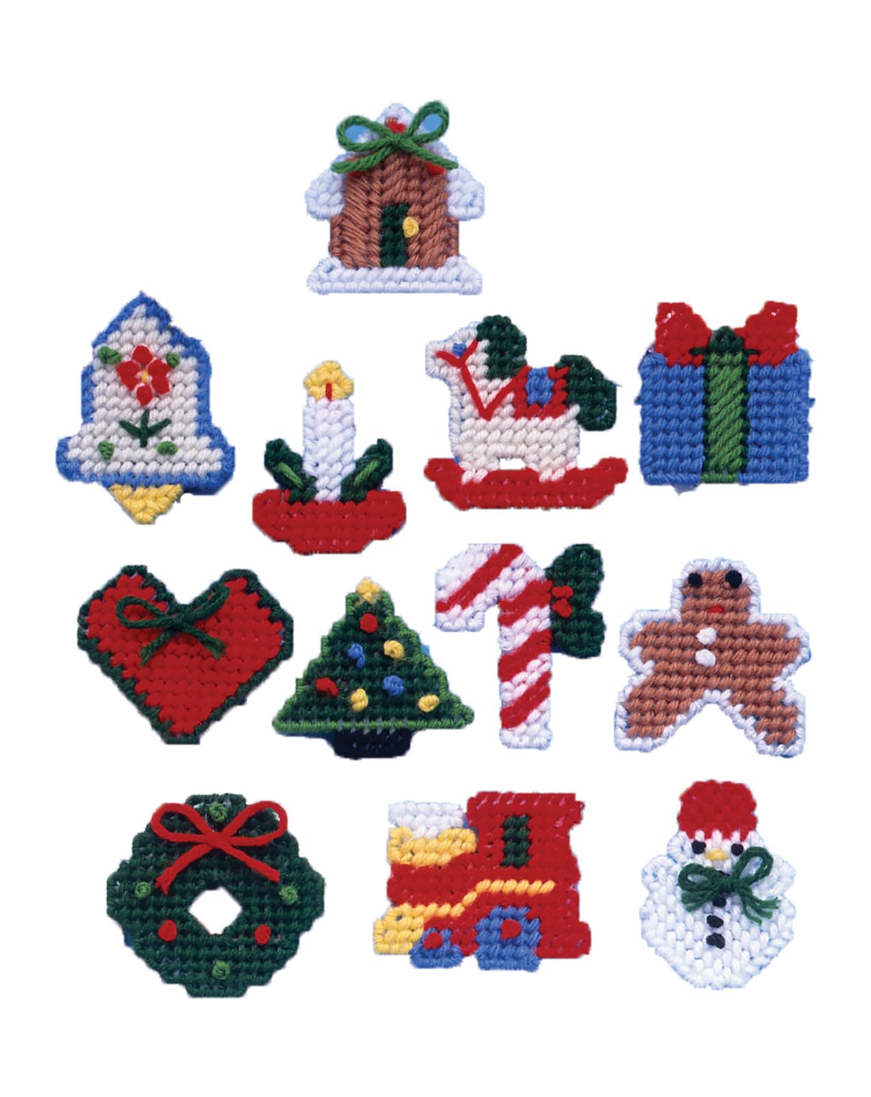 Tobin Country Christmas Plastic Canvas Ornament Kit