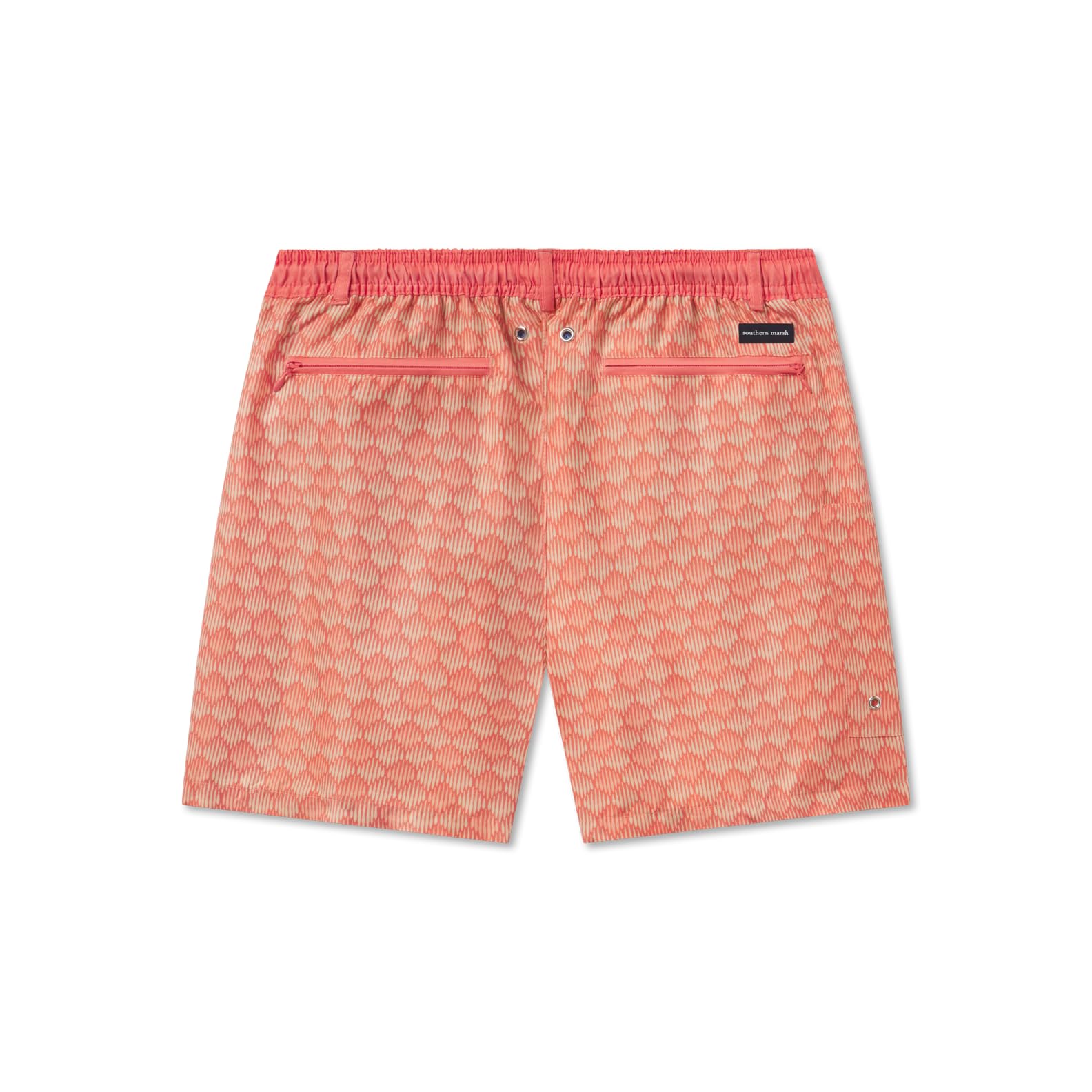 Southern Marsh Dockside Swim Trunks - Seashell, Coral, Medium