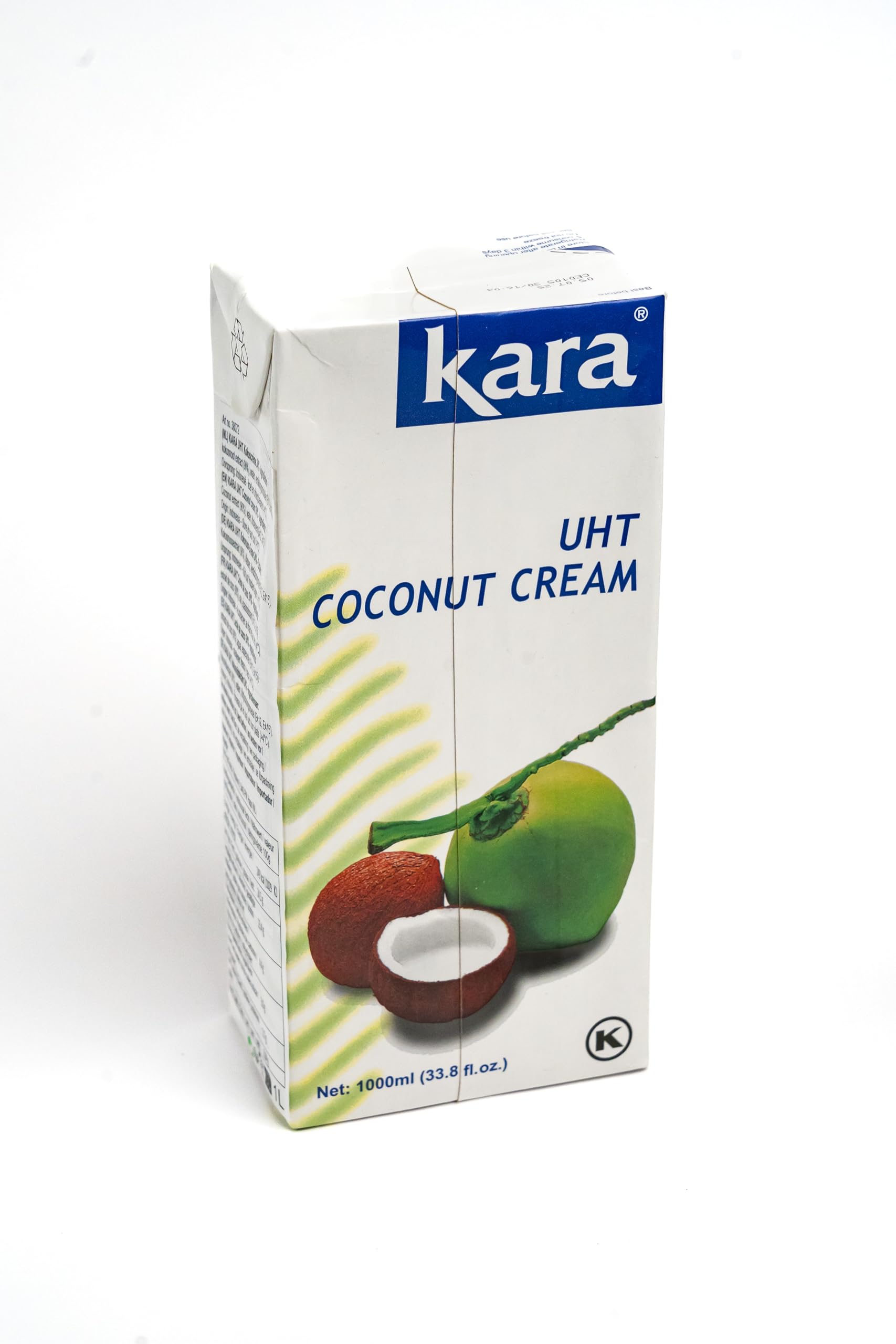 kara - 5er Pack Premium Kokosmilch 1 Liter "extra cremig" - Original Kokosnussmilch zum Kochen, Backen und für Desserts - Coconut Milk UHT Cream