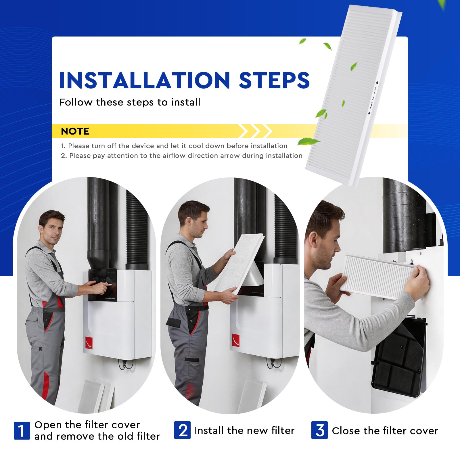SWAWIS 4 Piezas G4 Filtro de Aire para Zehnder ComfoAir Q 350/450/600