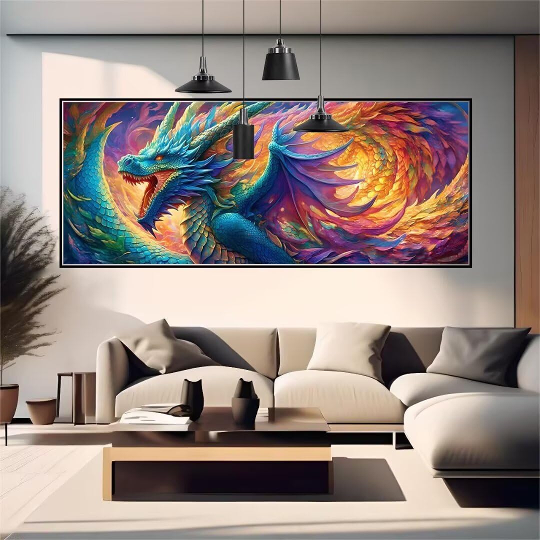 Diamond Painting | Blauwe Draak – Diamond Paradijs