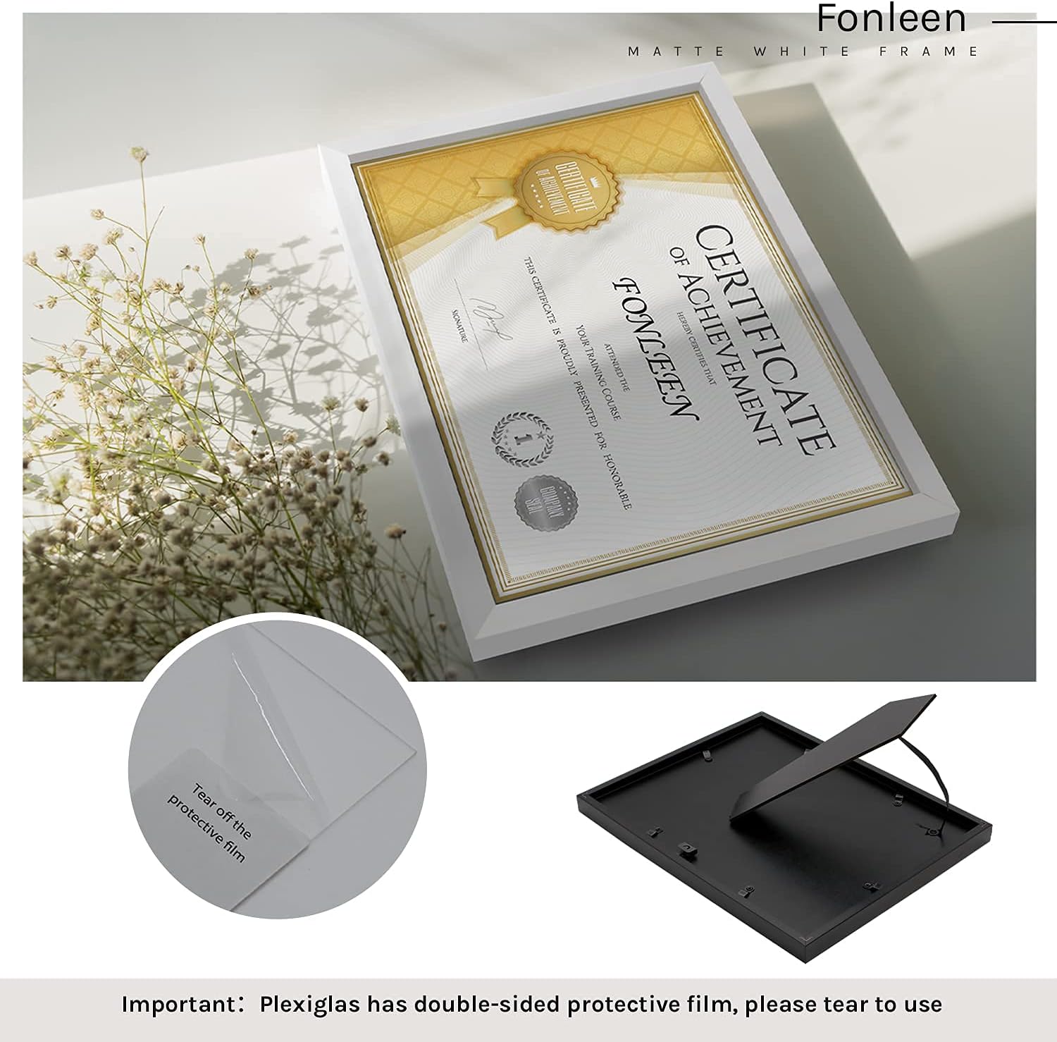 Picture Frames Degree Picture 8.5x11 Frame for Certificate Horizontal