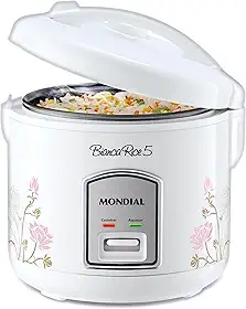 Panela De Arroz Bianca Rice 5, Mondial, Branco, 400W, 110V - NPE-05-5X