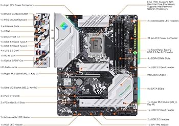 ASRock マザーボード Z690 Steel Legend 　LGA1700 Amazon | ASRock マザーボード Z690 Steel Legend WiFi 6E/D5 Intel 第