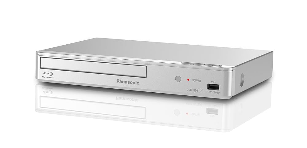 Panasonic DMP-BDT168EG - Blu-Ray Player (Silver, DVD, Blu