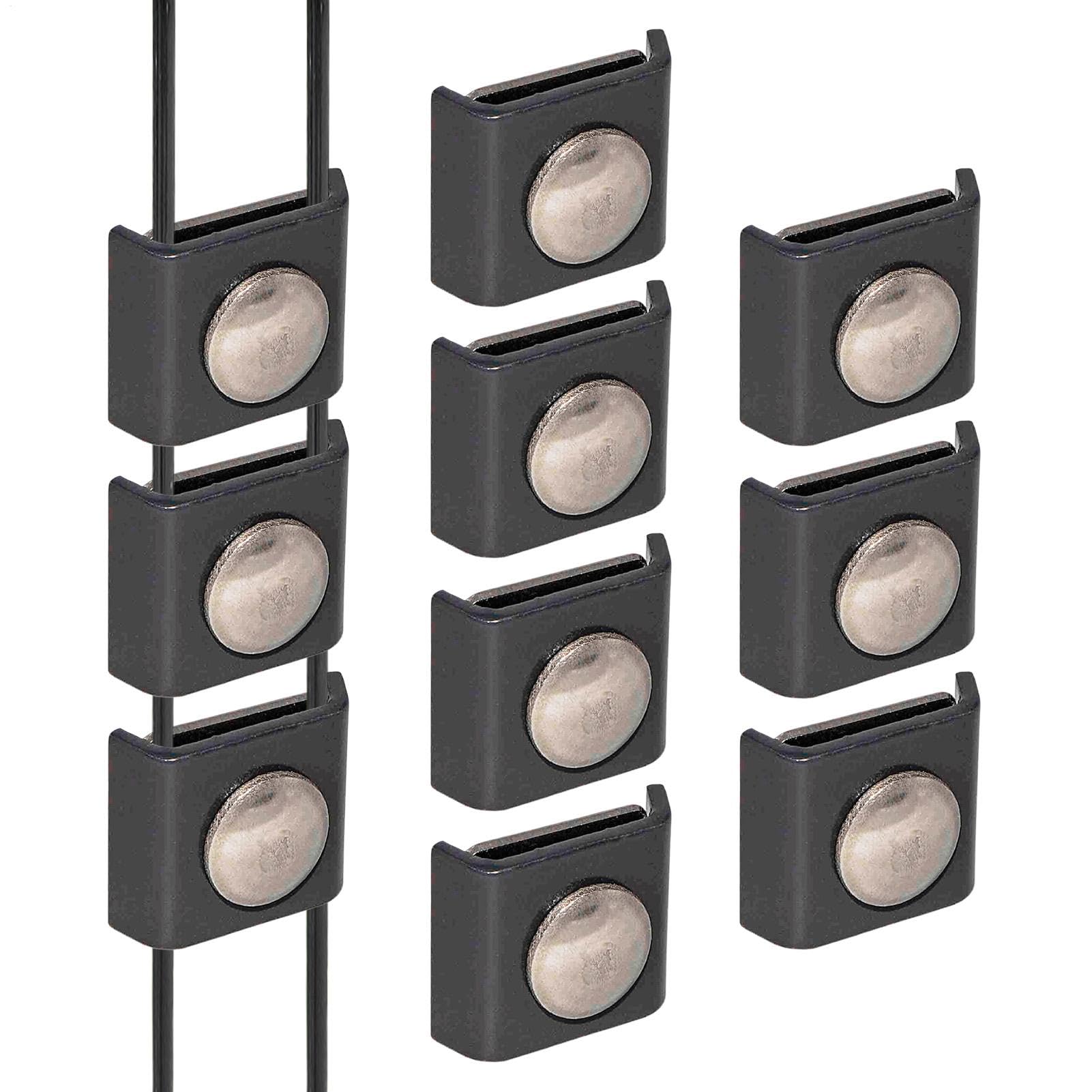 Connecteur de panneau de grille metallique pour stopper l'affaissement des clotures