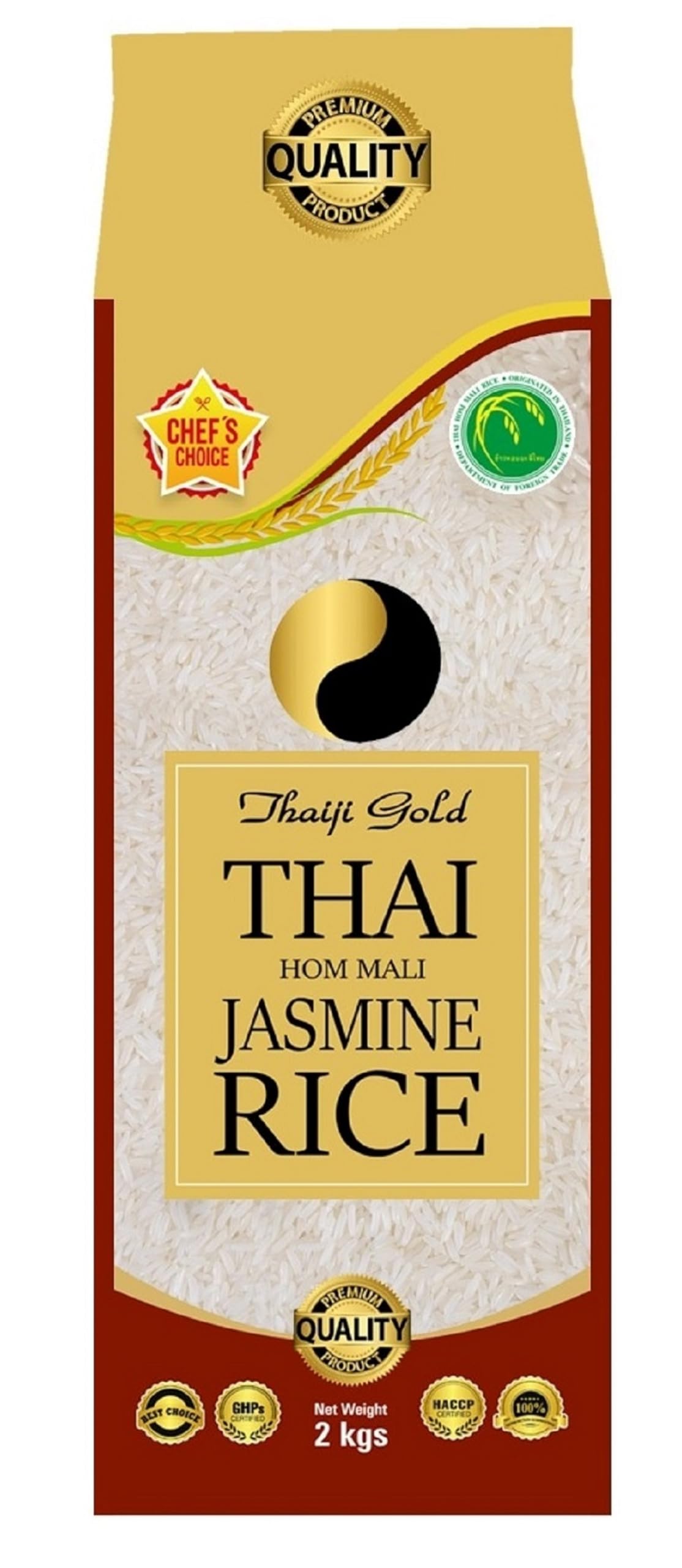 (New Name for "ANGKOR WAT") Thai HOM Mali Jasmine Rice (2 kgs)