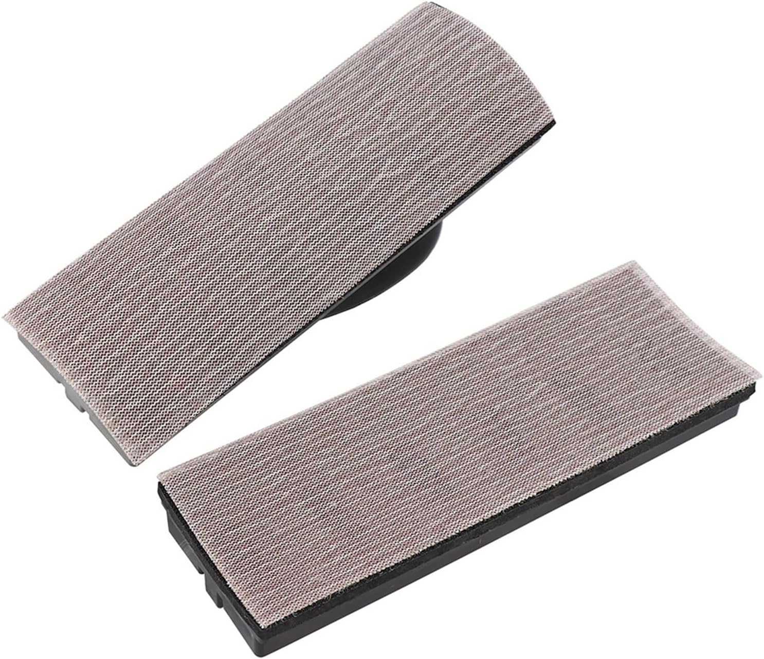 70x198mm Vacuum Sanding Block 5pcs Set Vacuuming Sanding Disc Holder Sandpaper 4pc Backing Polishing Pad Handheld Sander(240 grit Set)