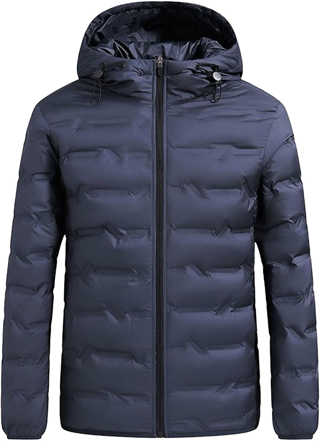 Men's Lightweight Wind Down Jacket Fall Casual Comfy Versatile Puffer Jacket Cropped Style Trendy Down Coat
