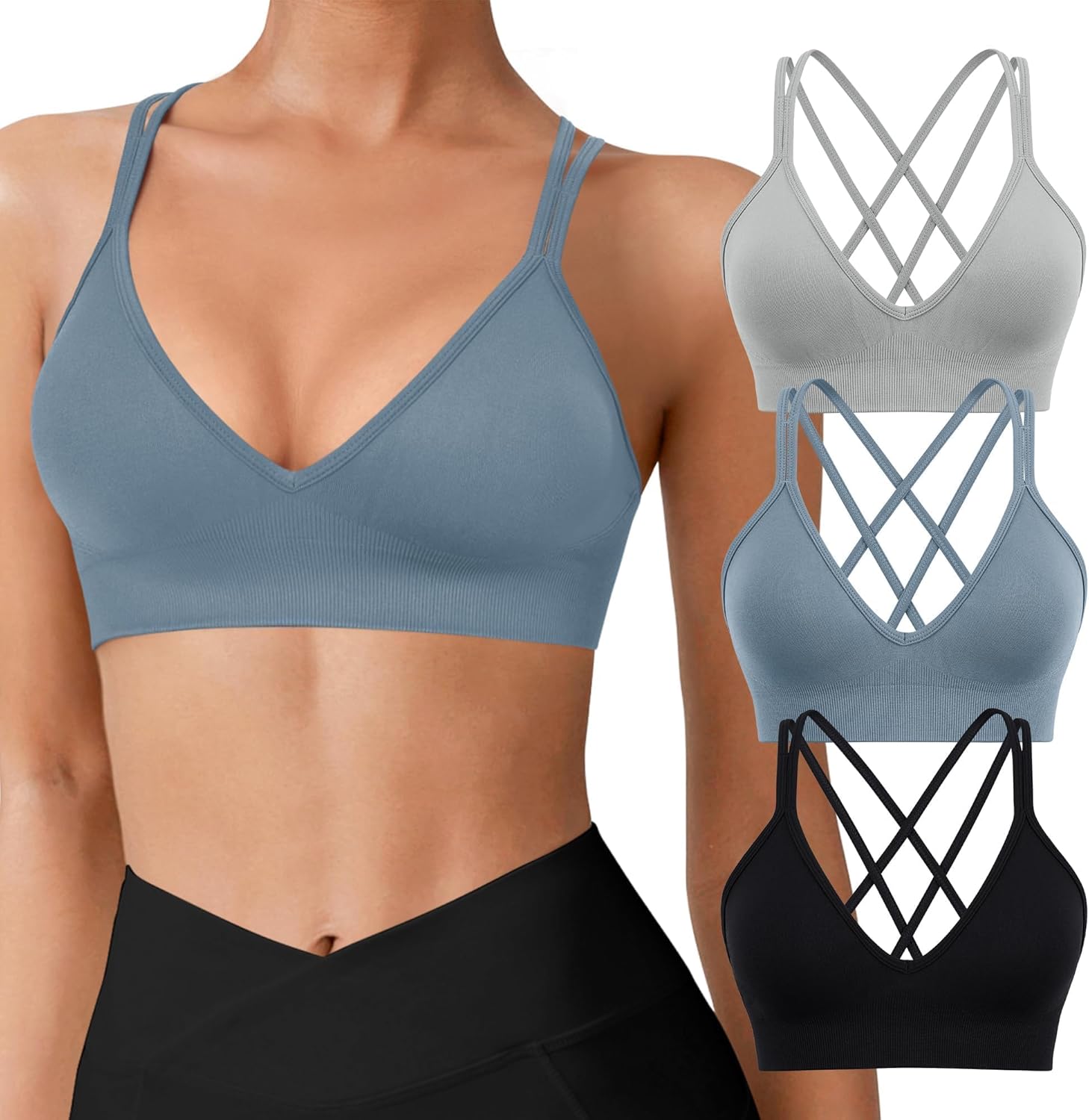 3pack(black+gray+blue)