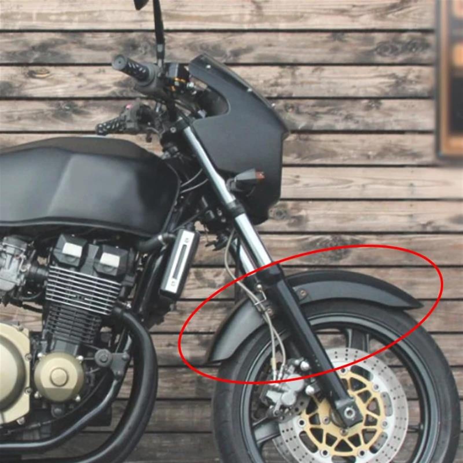 Moto Parafango Anteriore Copertura Estensione Splash Guard Tire Hugger Per KAWASAKI ZR400 ZRX-II 1995-2008 2005 2006 2007