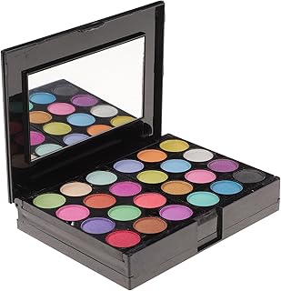 Caja de maquillaje 24 sombras de ojos, 4 bril...
