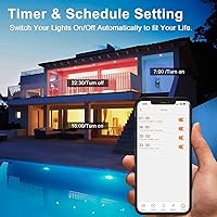 Vista 9 de Smart Recessed Lighting 6 Inch RGBCW Color Changing 16W LED Downlights with Junction Box,1350 Lumen Canless Wafer Recessed Ceiling Lights Work with