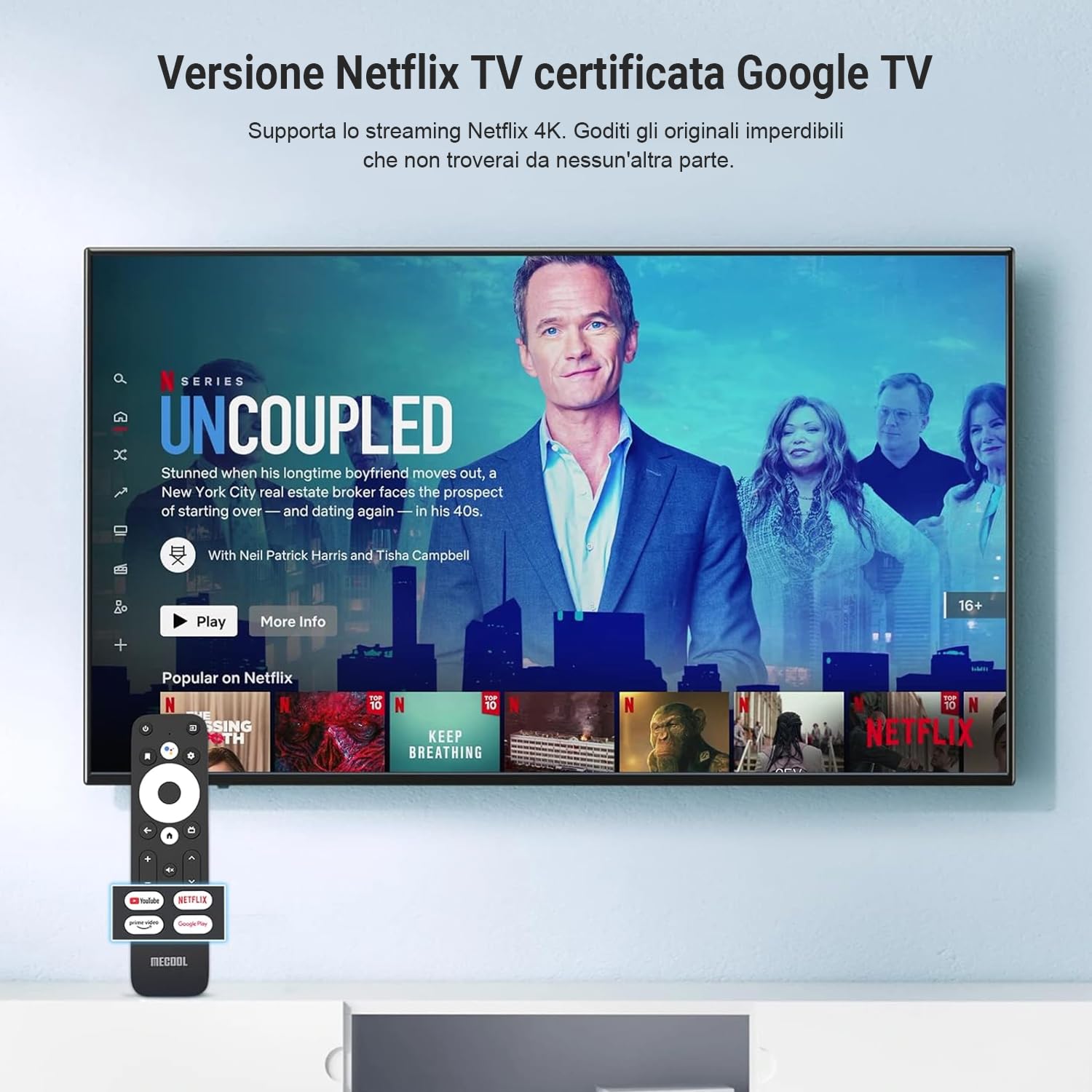 Android TV Box 2G+16G 4K Streaming S905X4-B - Dettaglio