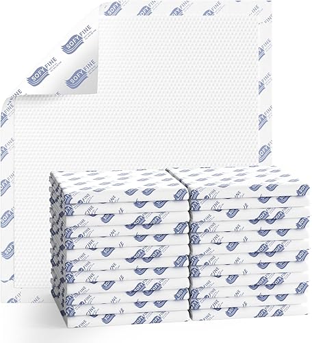 Almohadillas de cama desechables extra grandes de 36 x 48 pulgadas (20 unidades) para adultos, almohadillas gruesas de alta calidad resistentes al