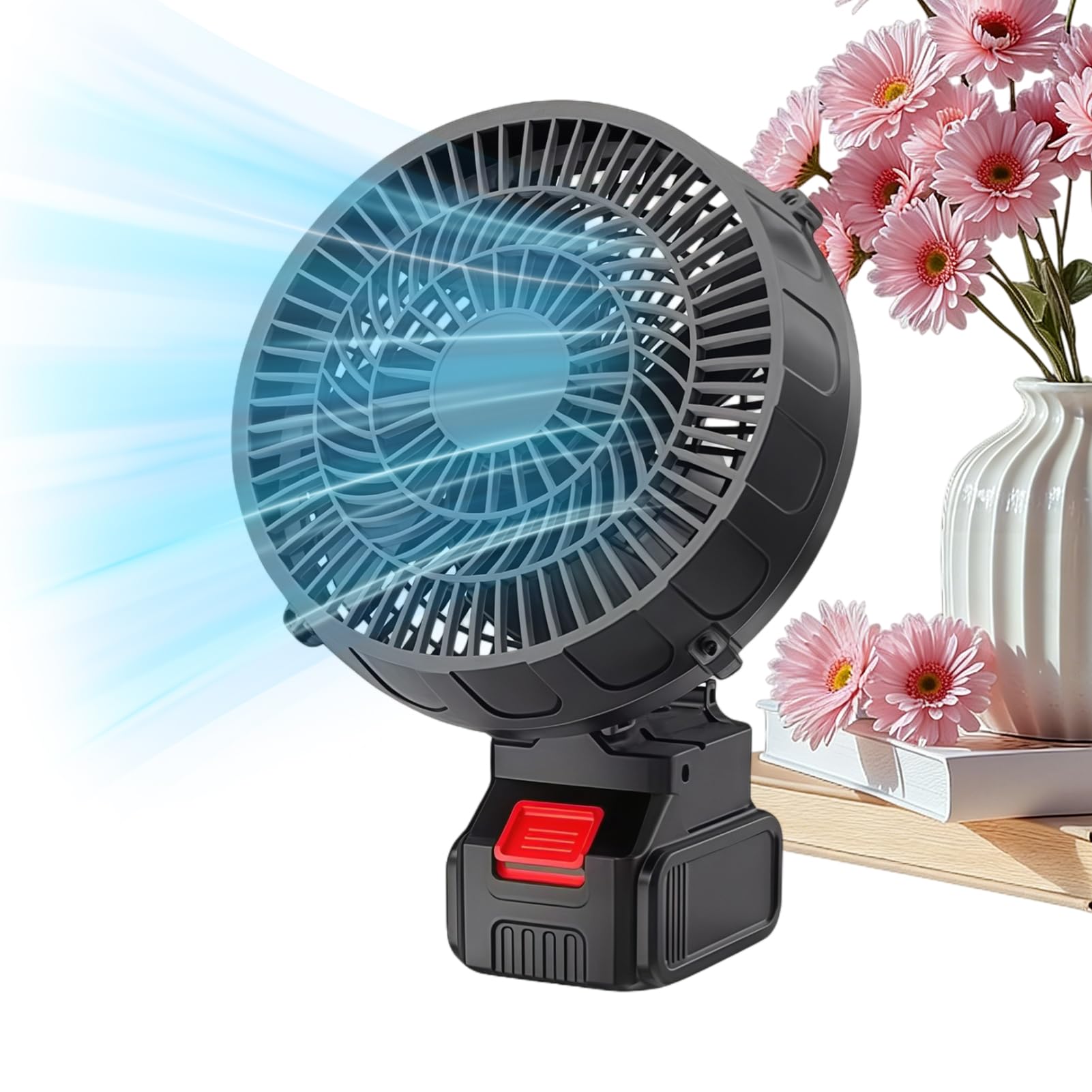 Ventilateur de camping portable pour rafraîchir une tente étouffante en été