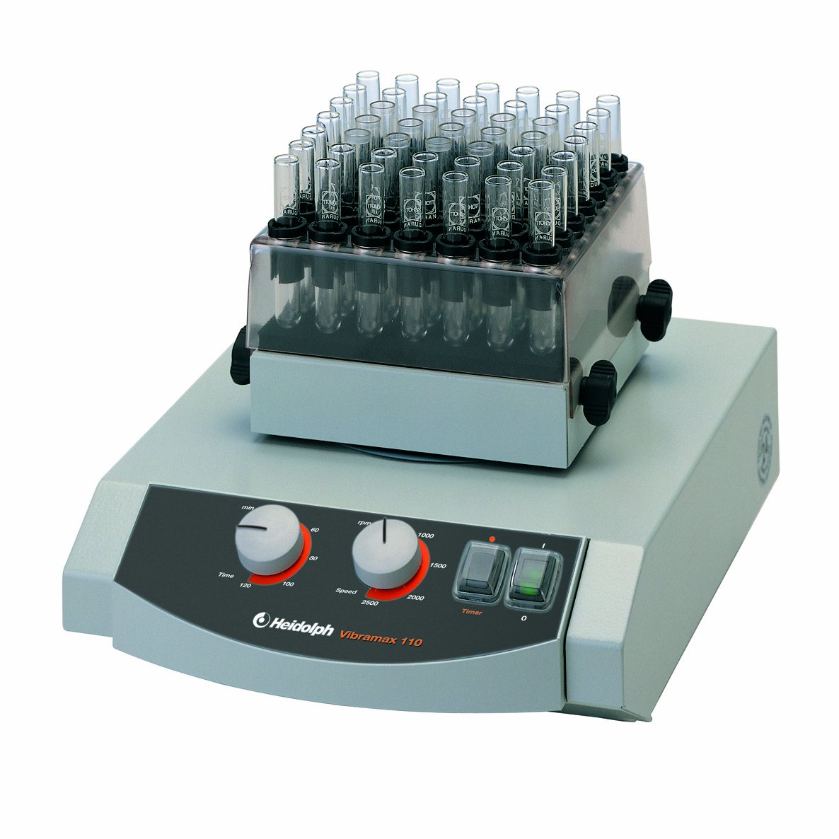 36130140 Vibramax 110 Vibrating Platform Shaker, with 1.5mm Vibration Orbit, 2kg Load Capacity