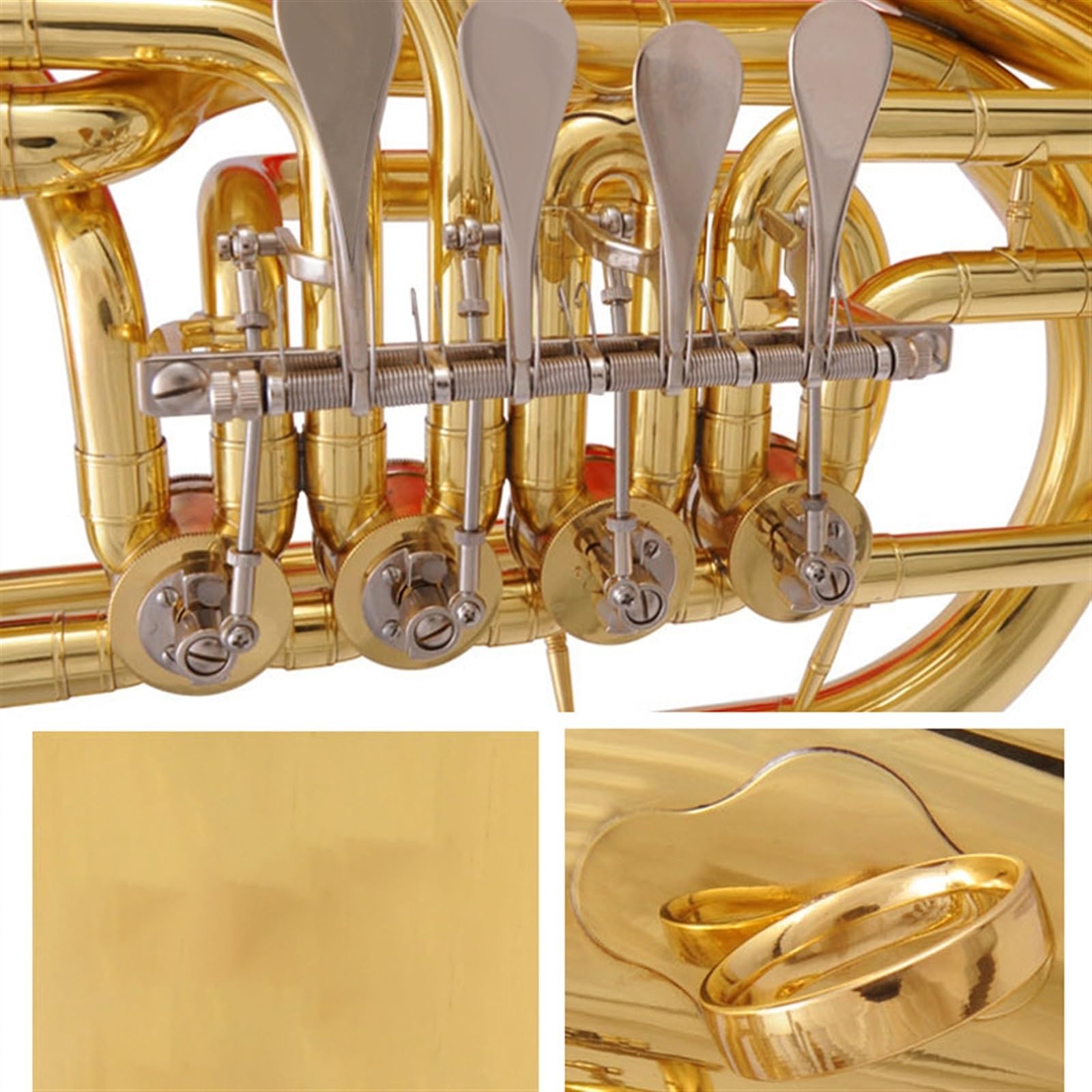 Strument Eufonio Eufonio Quattro Tasti Bemolle Eufonio Bemolle Grande Strumento In Ottone