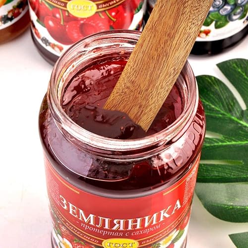 Miniatura 3 de Juego de utensilios de cocina de madera, 6 cucharas de mango largo de acero inoxidable, para madres, leches, té, mezcla, cóctel, agitación, café,