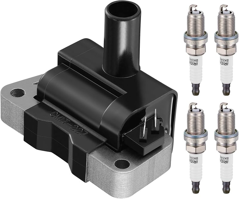 Kit Bobina de Ignição UF731 BDFHYK com 4 Velas Iridium 7090 para Nissan Frontier e Sentra – 5 peças
