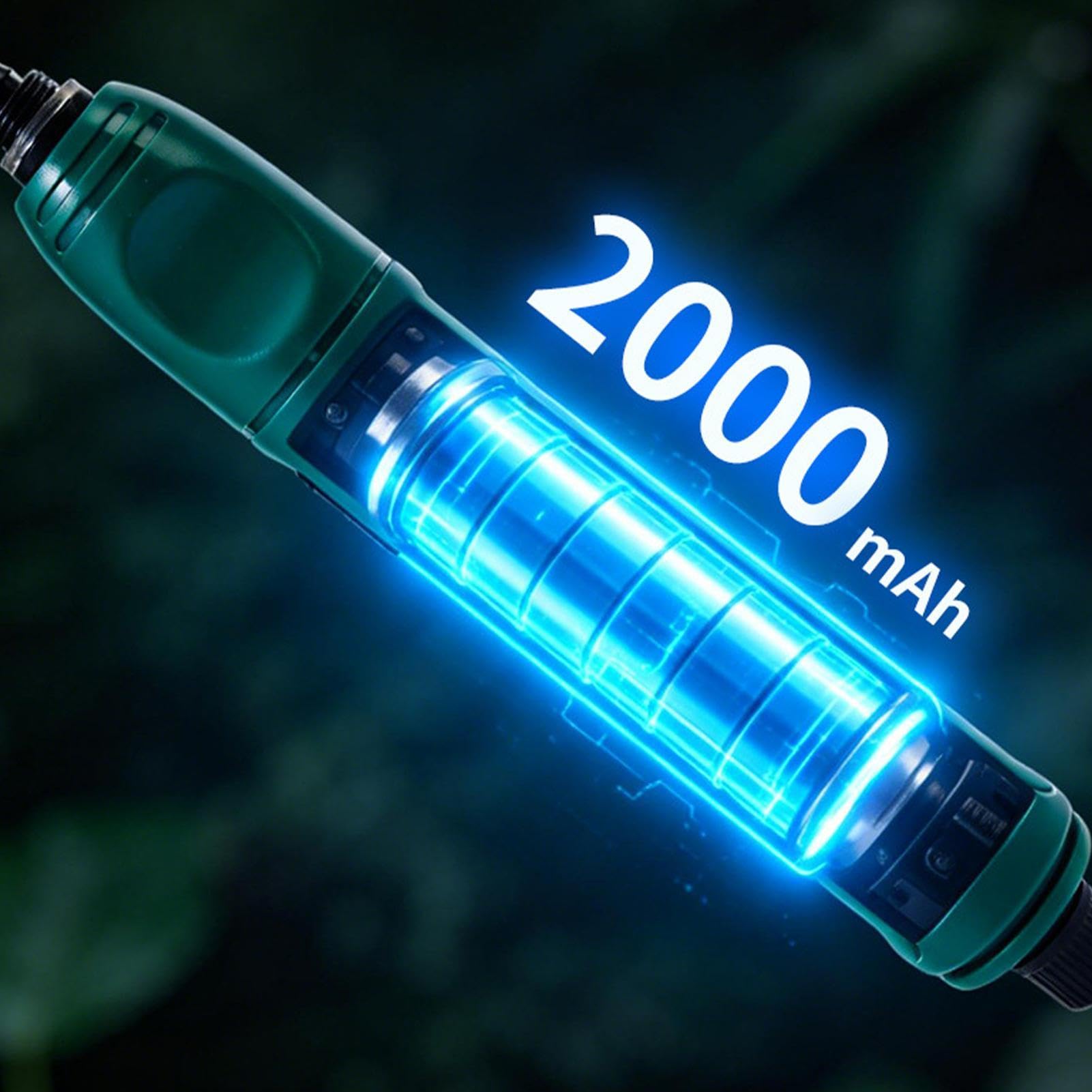 Lance d'Arrosage Électrique avec tuyau batterie 2000 mAh 3 buses réglables