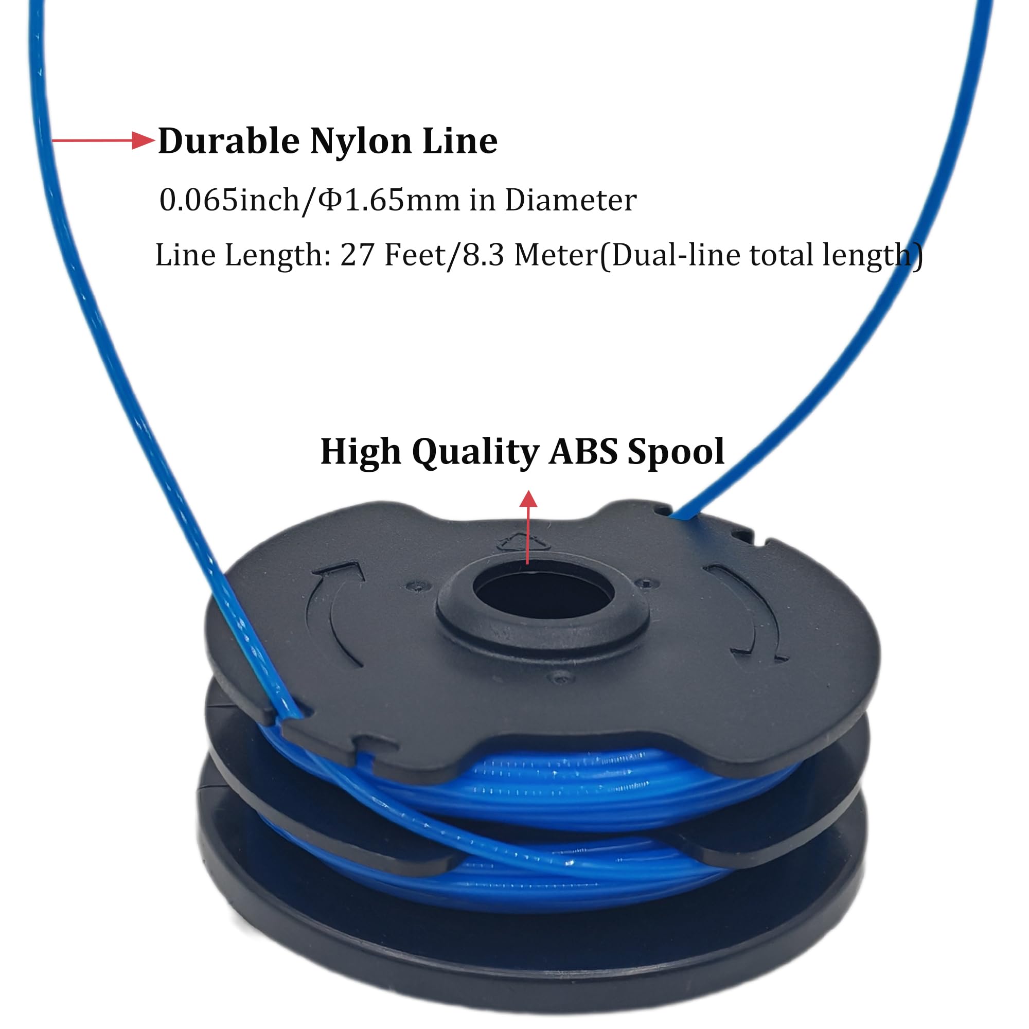 Amazon.com : PEHUAP Weed Eater String Replacement Spool Line 0.065