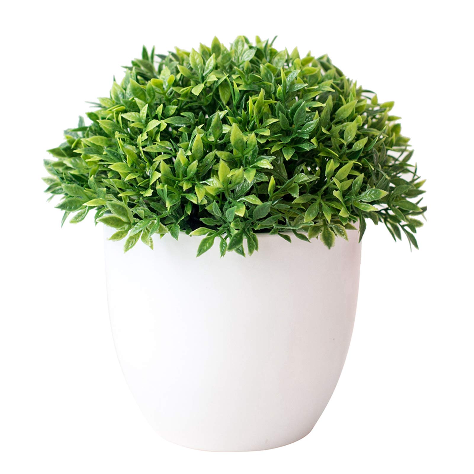 ohfruit Artificial Plant Realistic Vivid Plastic Green Ball Mini ascape for Wedding for Home Decor
