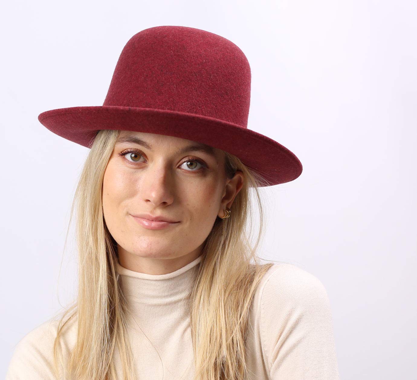 Chapeau Melon Pliable, imperméable, Large Bord, Homme ou Femme Nude Poète
