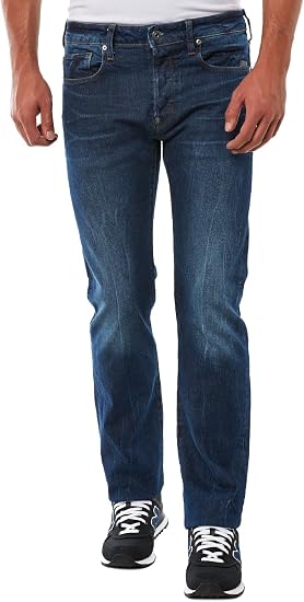 G-Star Raw Men's Defend Straight-Fit Jean In Accel Stretch Denim at Amazon  Men's Clothing store