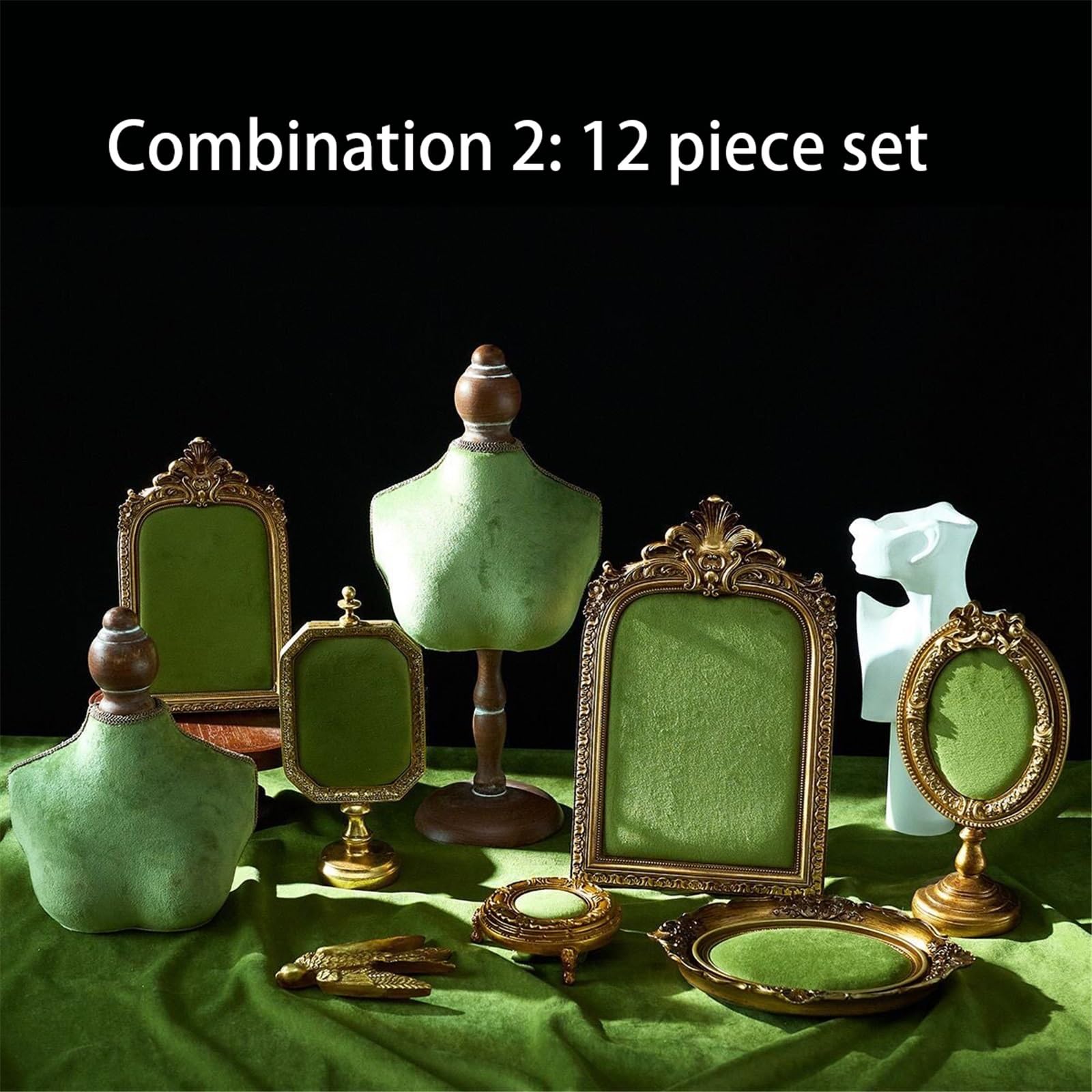 biżuterię Vintage Velvet Frame Jewelry Display Stand Earrings