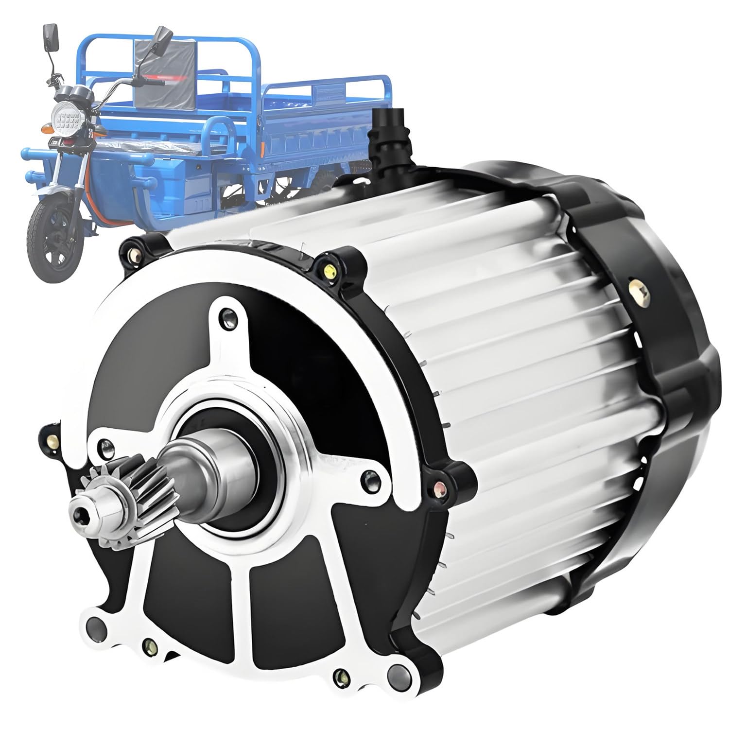 Electric Brushless Dc Motor,Aluminum Alloy 3900rpm-1800W72V