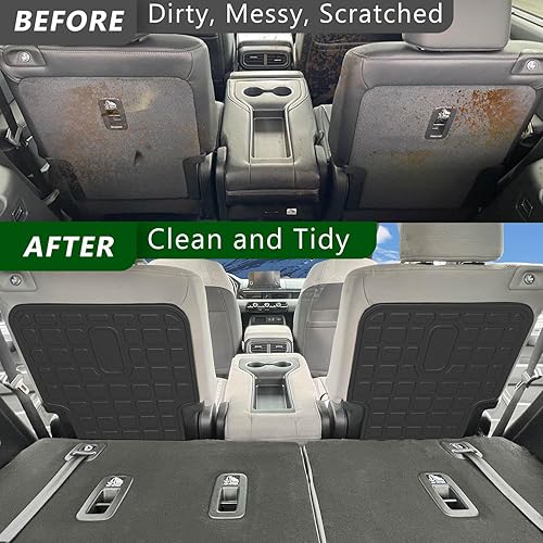 Miniatura 3 de xipoqix Tapete para respaldo de maletero compatible con Honda Pilot 2023 2024, forro de carga detrás de la tercera fila, repuesto para accesorios