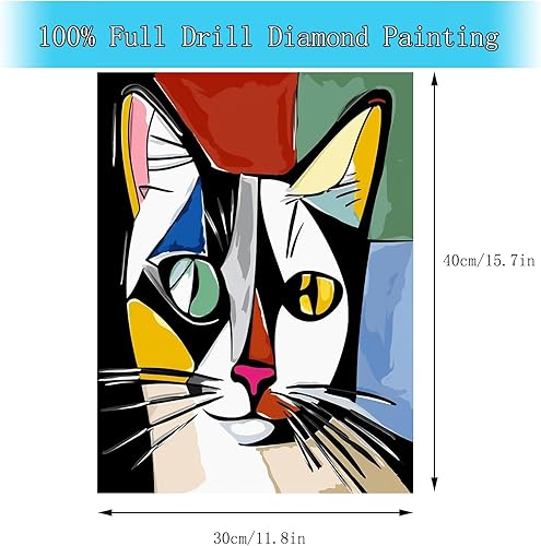 Miniatura 2 de Pintura de diamante 5D, kits de arte de pintura de diamantes para adultos, kits de arte de diamantes redondos de taladro completo, kits de pintura
