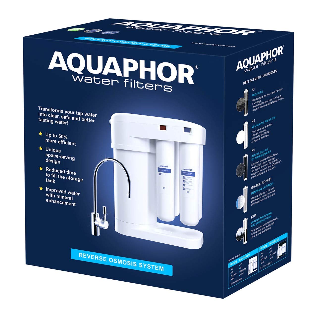 Buy Aquaphor RO101S Compact Reverse Osmosis Under Sink Water