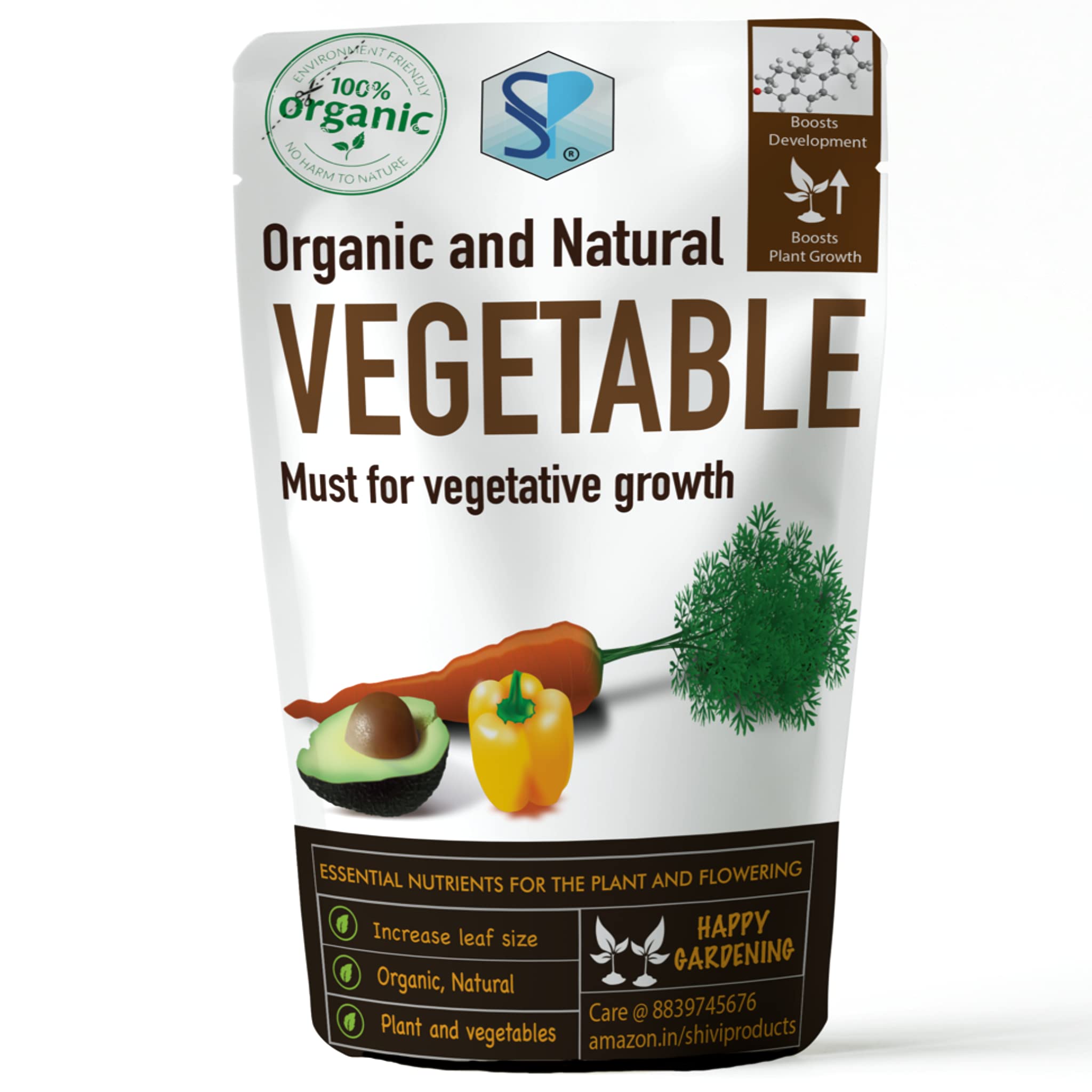 Organic Vegetable fertilizer for garden Vegetables with Seaweed Extract (1.9 Kg) and Free Seeds (Coriander, Radish, Fenugreek, Spinach) (B07NTR2CQK) Amazon Price History, Amazon Price Tracker
