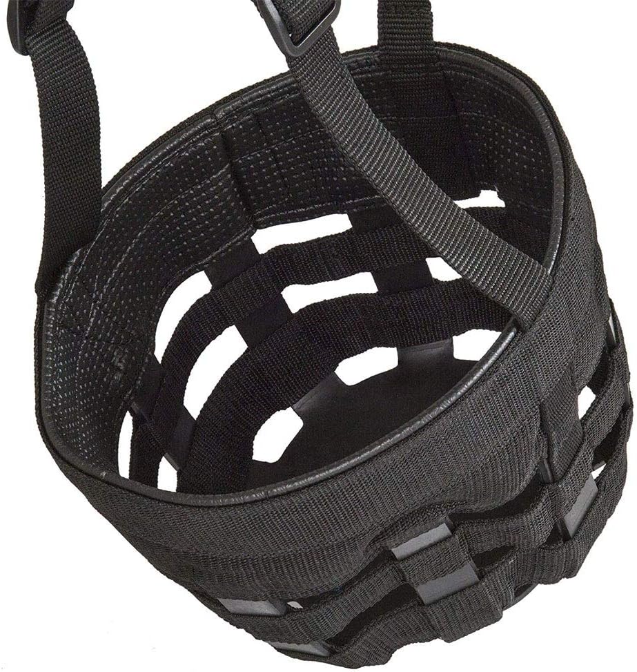 Best Friend Equine Grazing Muzzle Black Horse